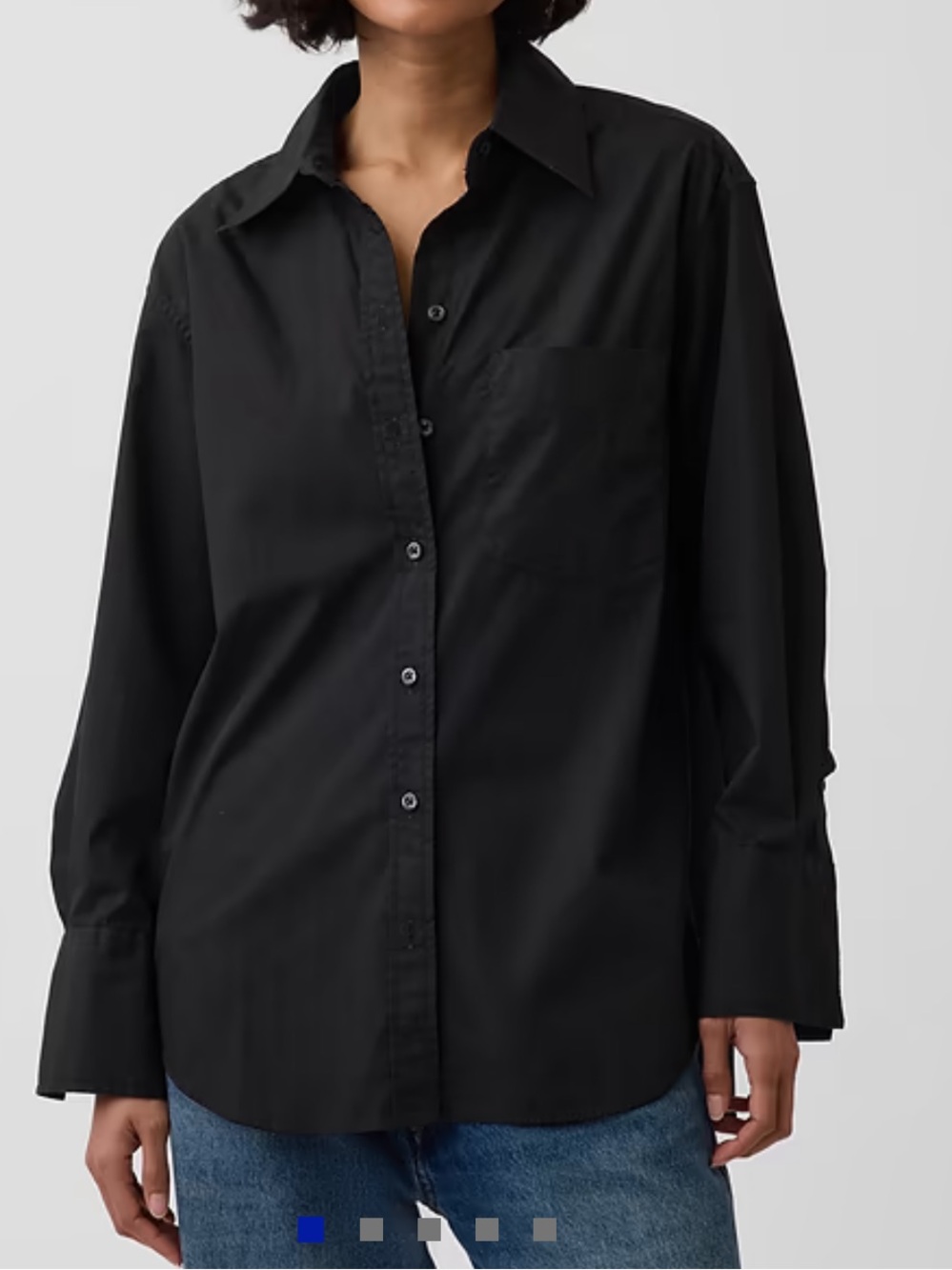 Gap Organic Cotton Poplin Big Shirt - Picture 2 of 4